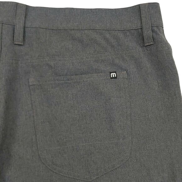 Travis Mathew Performance Pants Mens 40x33 Gray Straight Leg Golf Casual Chino - Picture 7 of 11